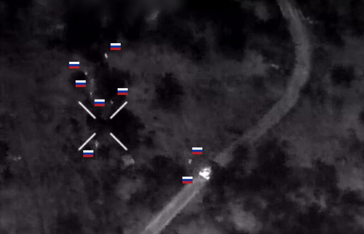 Российский штурм Часов Яра. Фото: кадр из видео