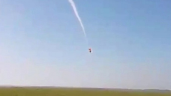 Попадание в БПЛА РФ. Фото: кадр из видео